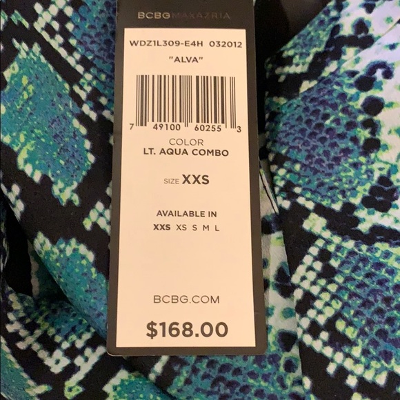 NWT BCBGMAXAZRIA cutout tank top sz XXS - Picture 7 of 7